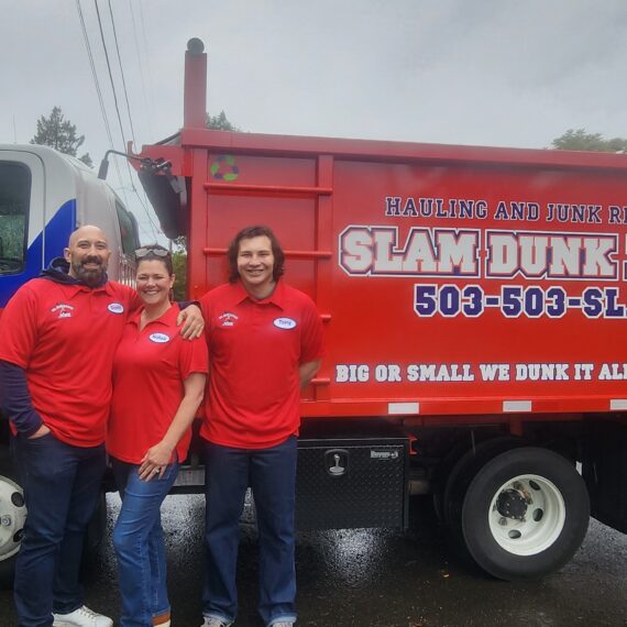 Slam Dunk Junk Truck in Portland Oregon