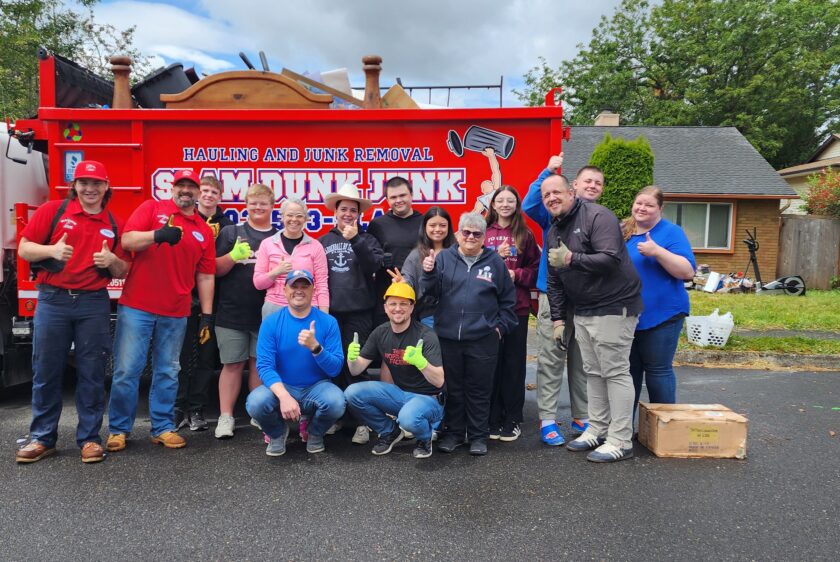 Slam Dunk Junk Removal in Clackamus Oregon