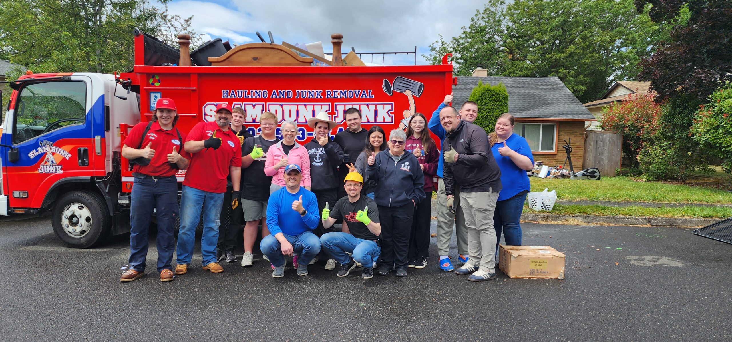 Slam Dunk Junk Removal in Clackamus Oregon