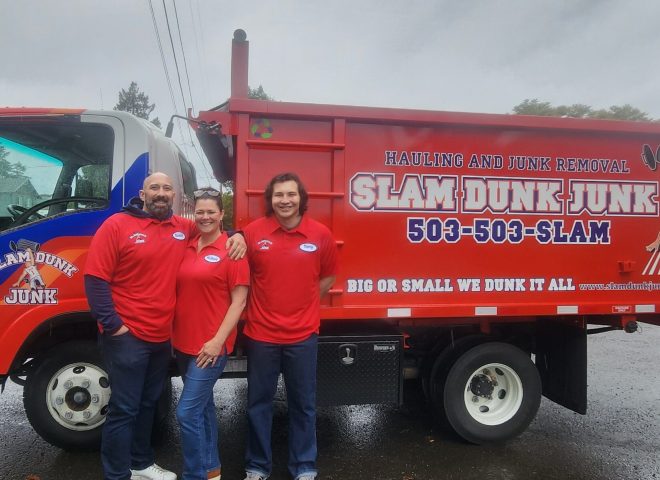 Slam Dunk Junk Truck in Portland Oregon