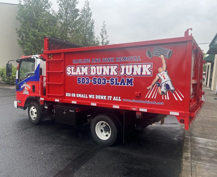 Slam Dunk Junk Truck in Portland Oregon